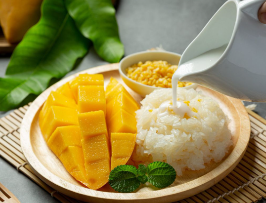 panduan-masak-mango-sticky-rice-khas-thailand